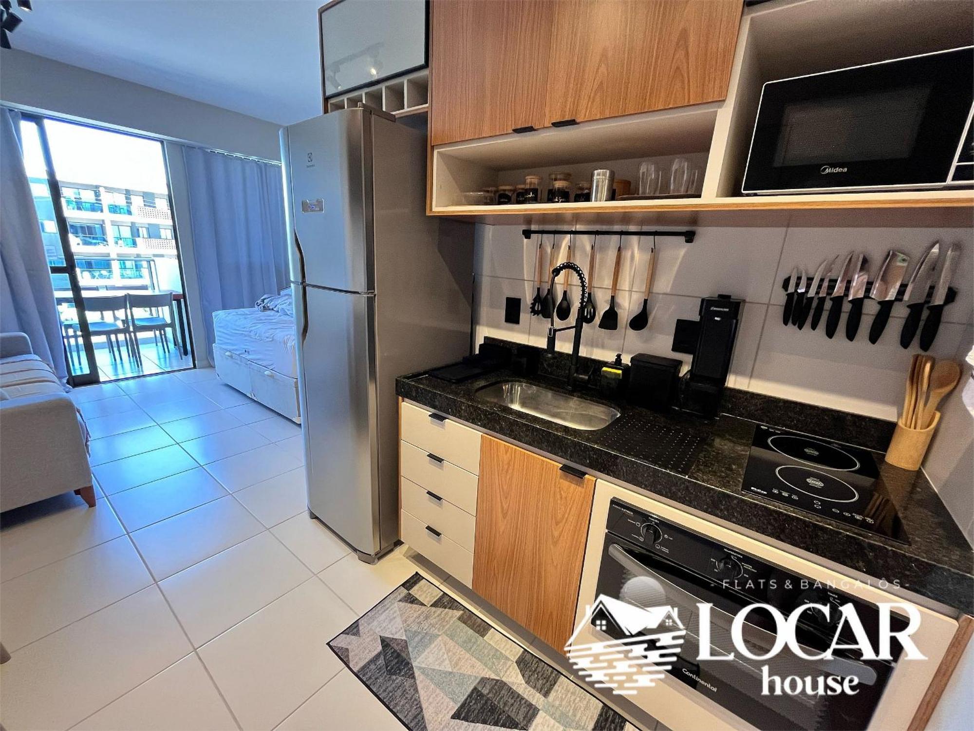 Flat Luxo Com Varanda Gourmet No Makia Em Muro Alto 4 Pessoas Porto de Galinhas