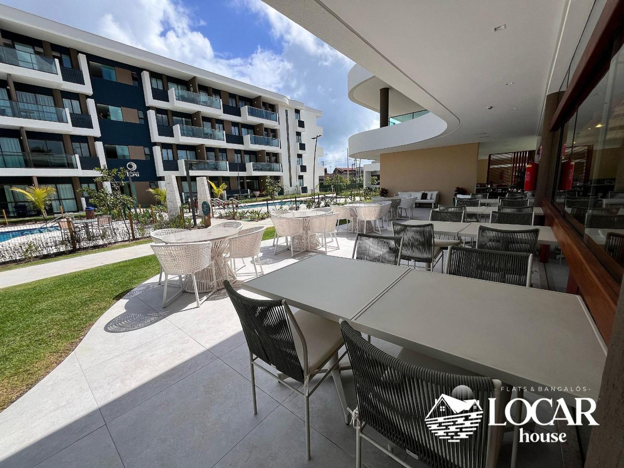 Flat Luxo Com Varanda Gourmet No Makia Em Muro Alto 4 Pessoas *